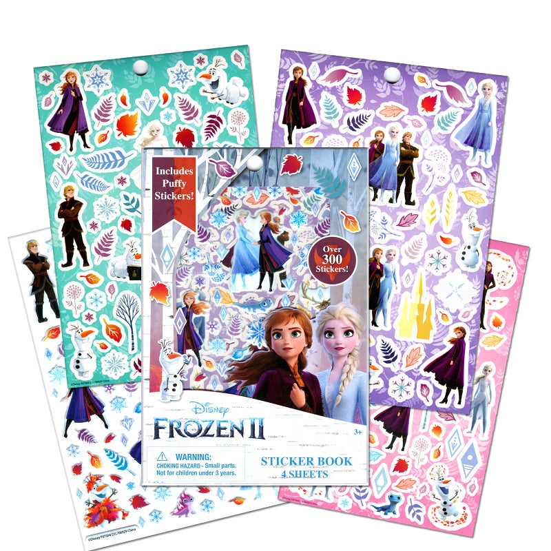 Disney Studios Disney Frozen 2 Coloring Book & Stickers Activity Deluxe Set - Image 5